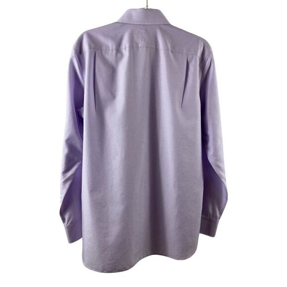 Bonobos Wrinkle Free Tailored Slim Fit Button Up Shirt Light Purple Men's 16/33 - Picture 3 of 8
